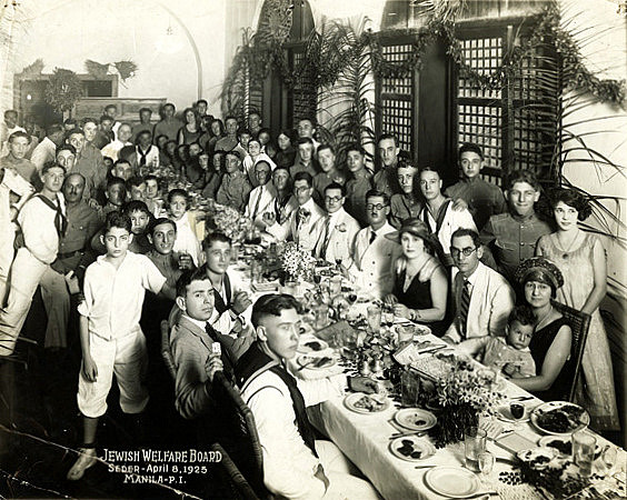 Passover Seder in Manila, Philippines, 1925