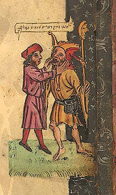 The child who does not know how to ask Illuminated Manuscript