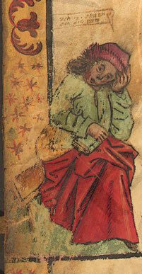 The simple child illuminated manuscript