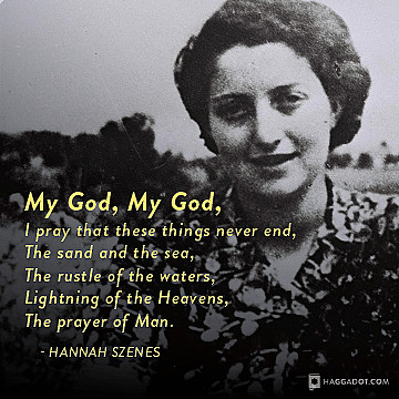 Hannah Szenes Quote (Eli, Eli)