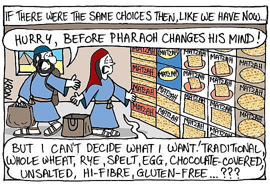 Matzah Choices