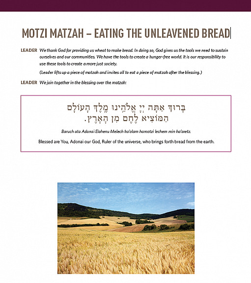 MOTZI MATZAH – EATING THE UNLEAVENED BREAD