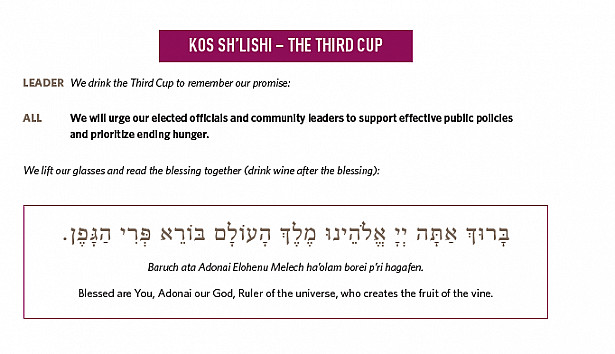 KOS SH’LISHI – THE THIRD CUP