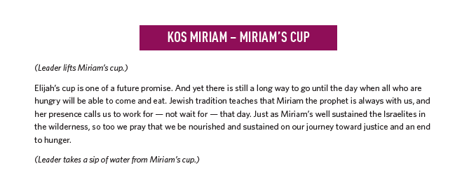 KOS MIRIAM – MIRIAM’S CUP
