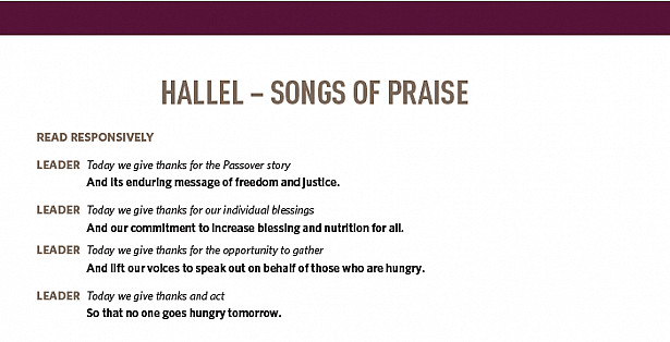 HALLEL – SONGS OF PRAISE