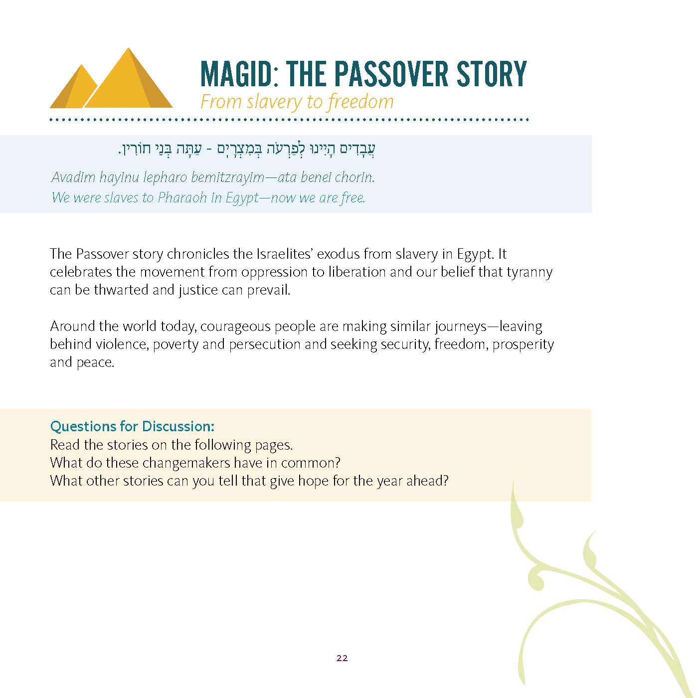 Magid: The Passover Story