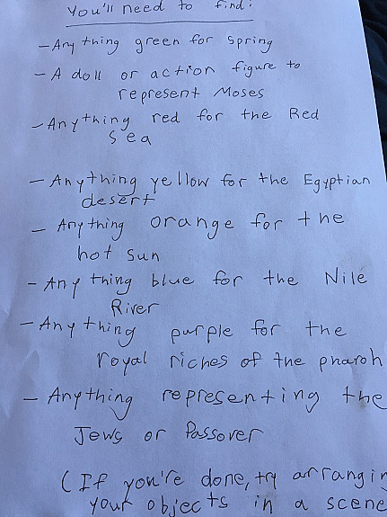 Passover Scavenger Hunt!