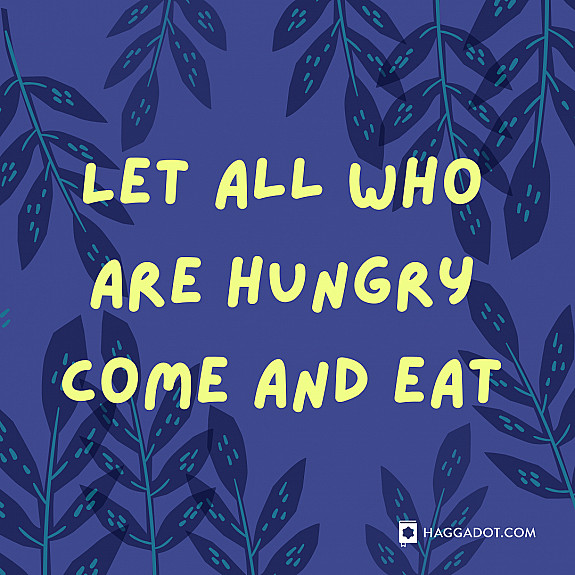 Let All Who Are Hungry...