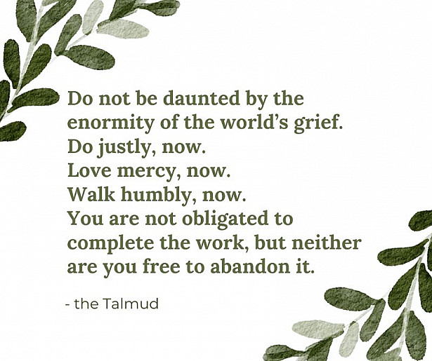 Do not be daunted