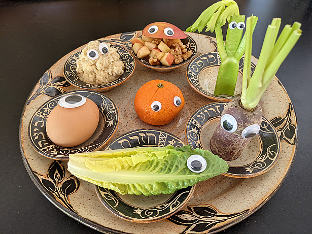 The Googly Eye Seder Plate