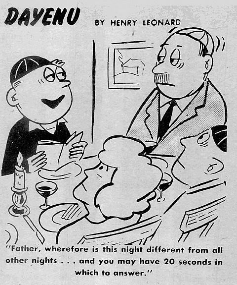 Dayenu Cartoon, The Sentinel, March 24, 1977, NLI