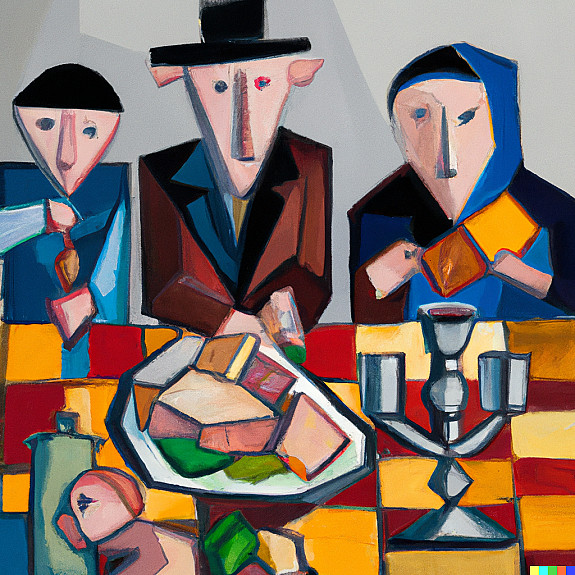 Cubist Family Portrait