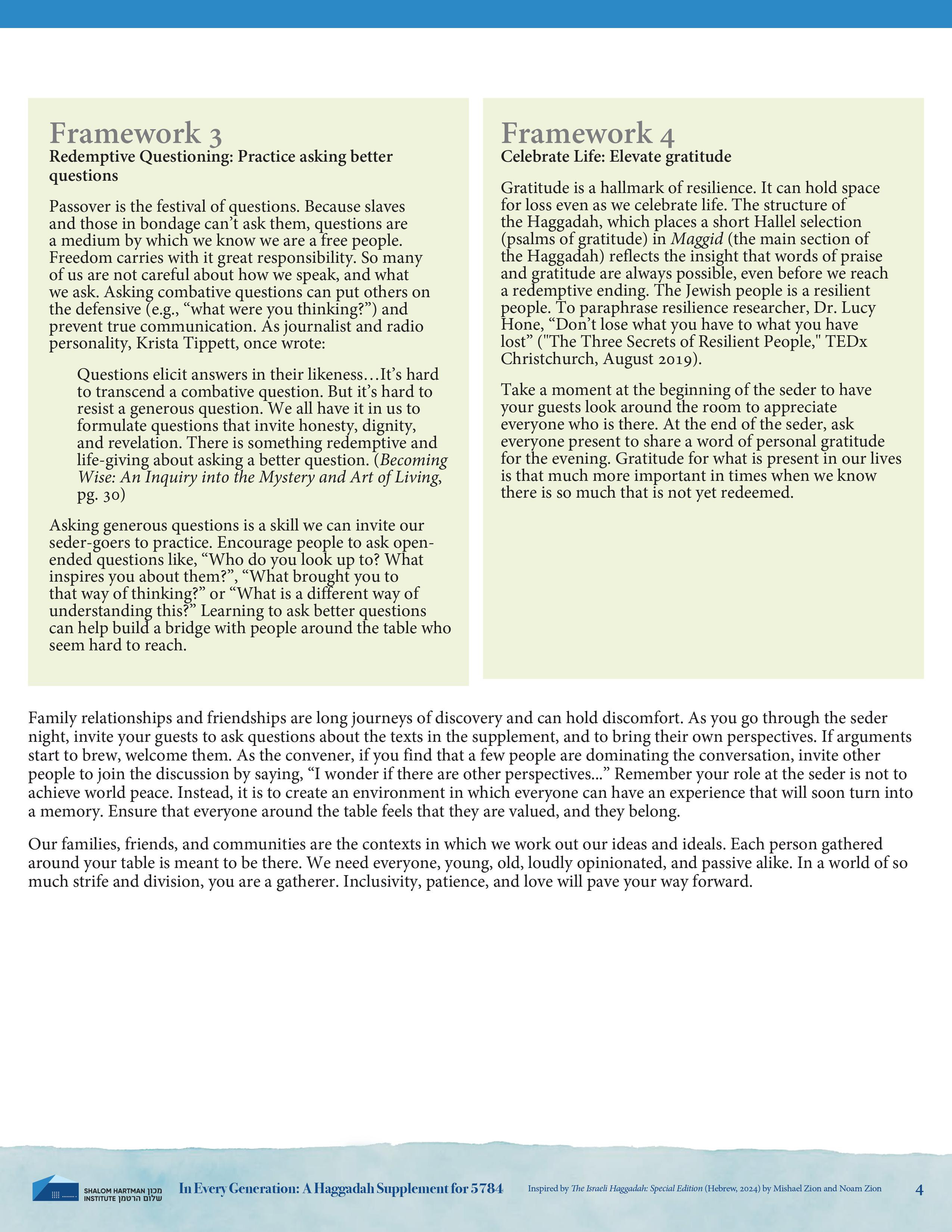 In Every Generation: Guide for Hosts and Facilitators
