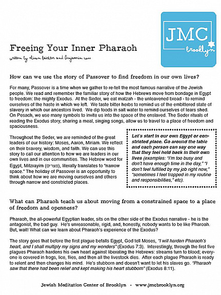 Freeing Your Inner Pharaoh