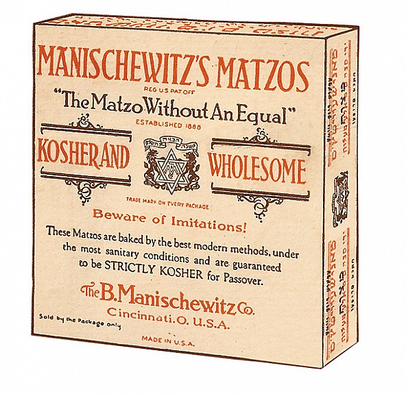 Original Manischewitz Box, 1888