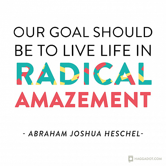 Heschel on Radical Amazement