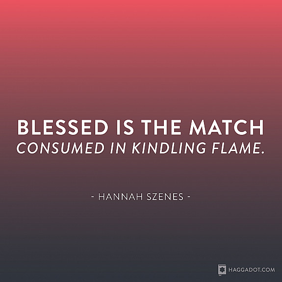 Hannah Szenes, Blessed Is the Match