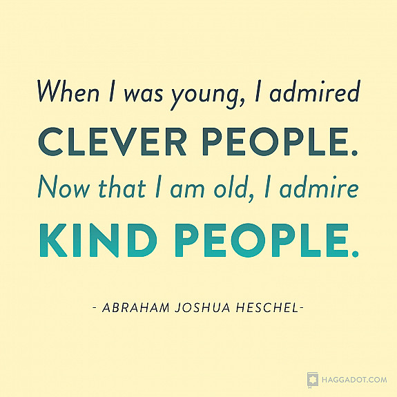 Heschel on Kindness